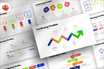 Continuing Timeline - Infographic PowerPoint Template